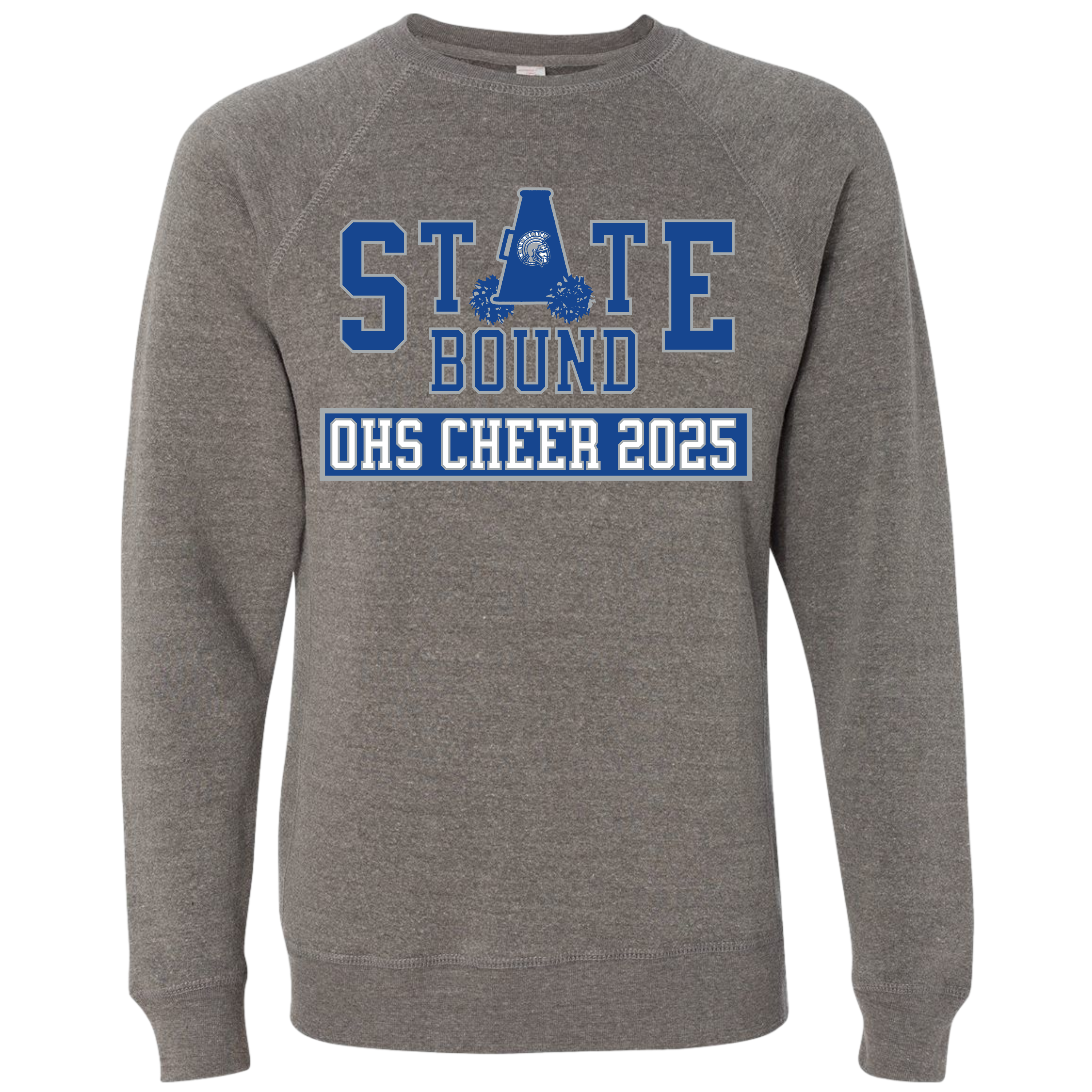 Olympic High School  Cheer - State Bound 2025 Crew Neck (PRM30SBC) - Shirtify