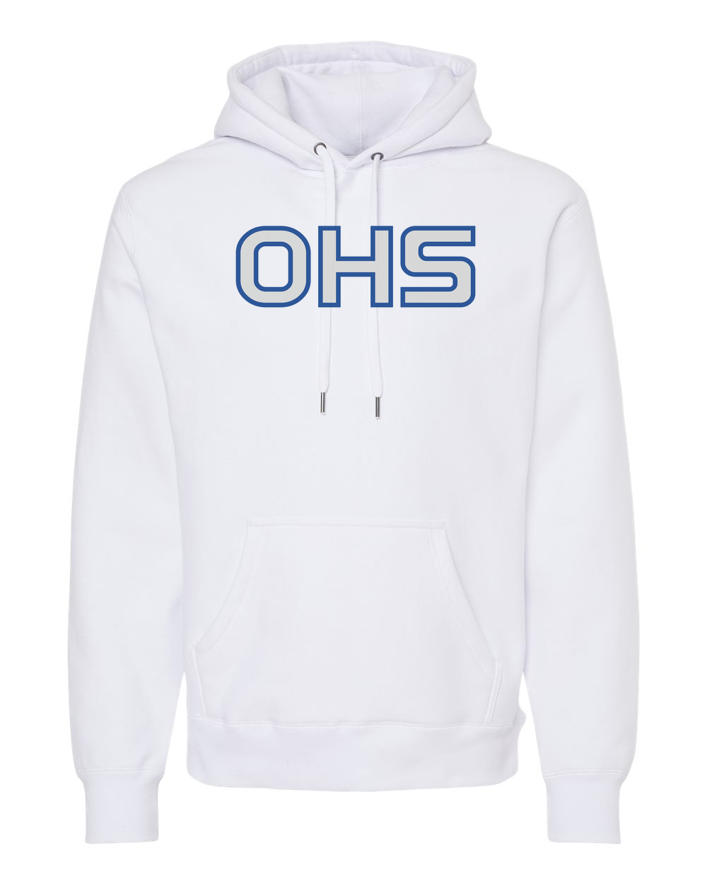 OHS Embroidered Hoodie White (IND5000PF)