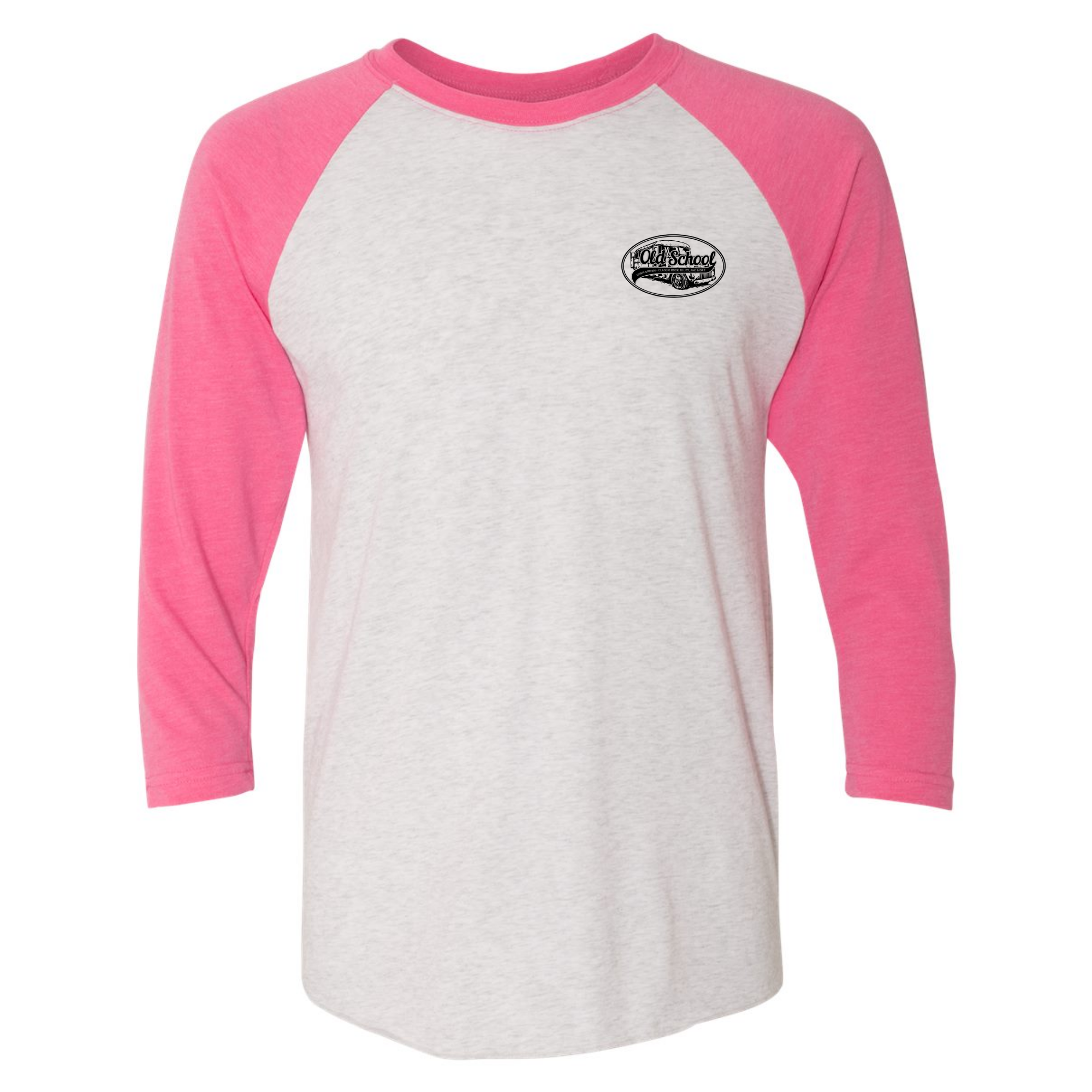 Old School Three-Quarter Sleeve Raglan T-Shirt Unisex