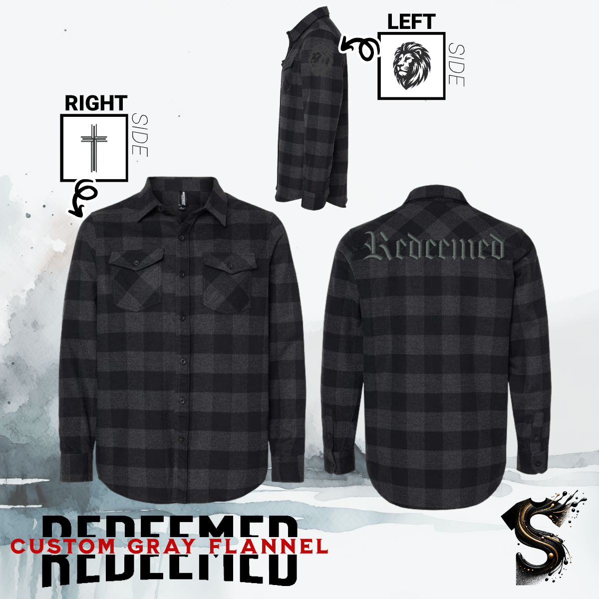 Redeemed Flannel (INDEXP50F) - Shirtify