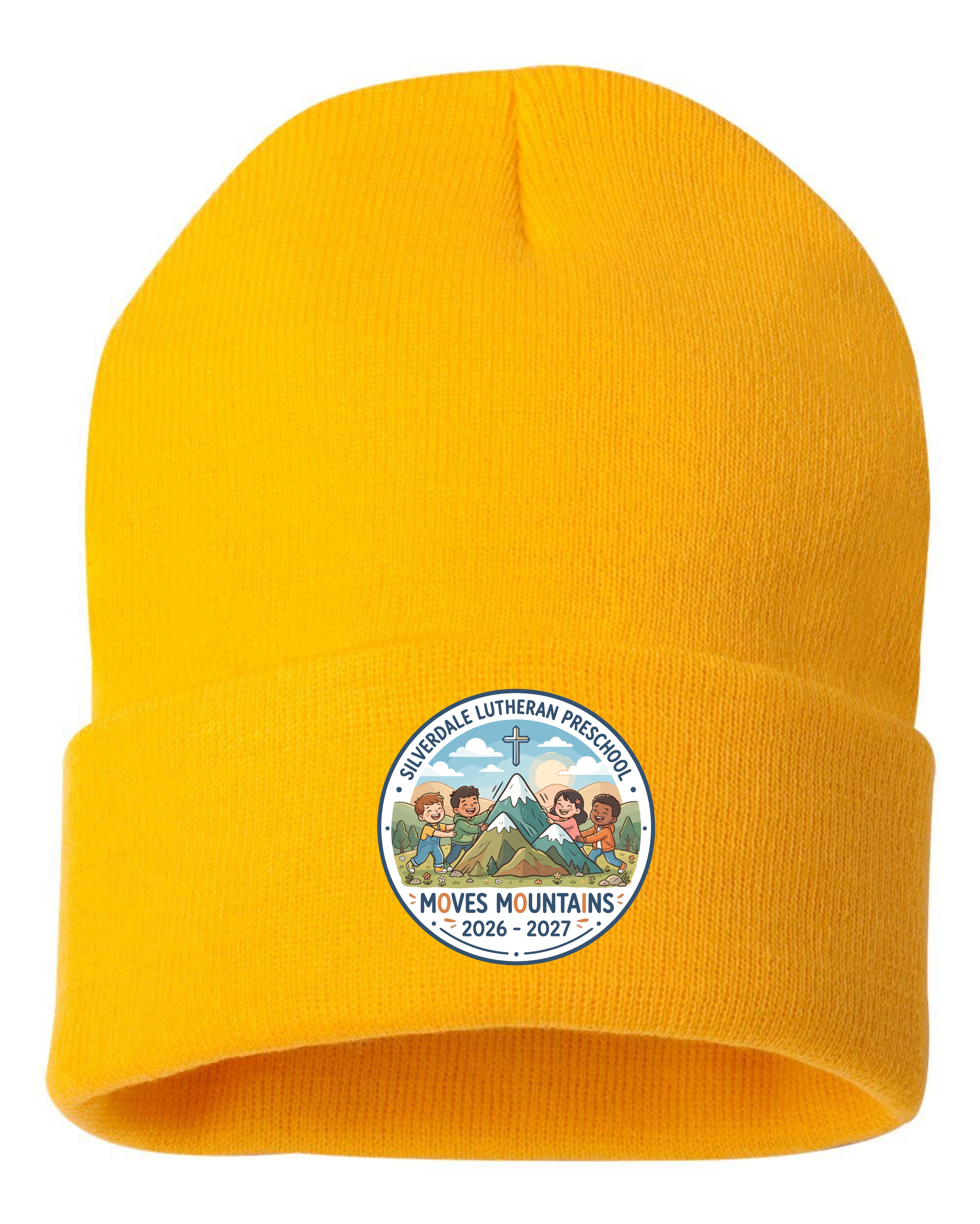 Silverdale Lutheran Preschool Cuffed Beanie - Gold (Printed)