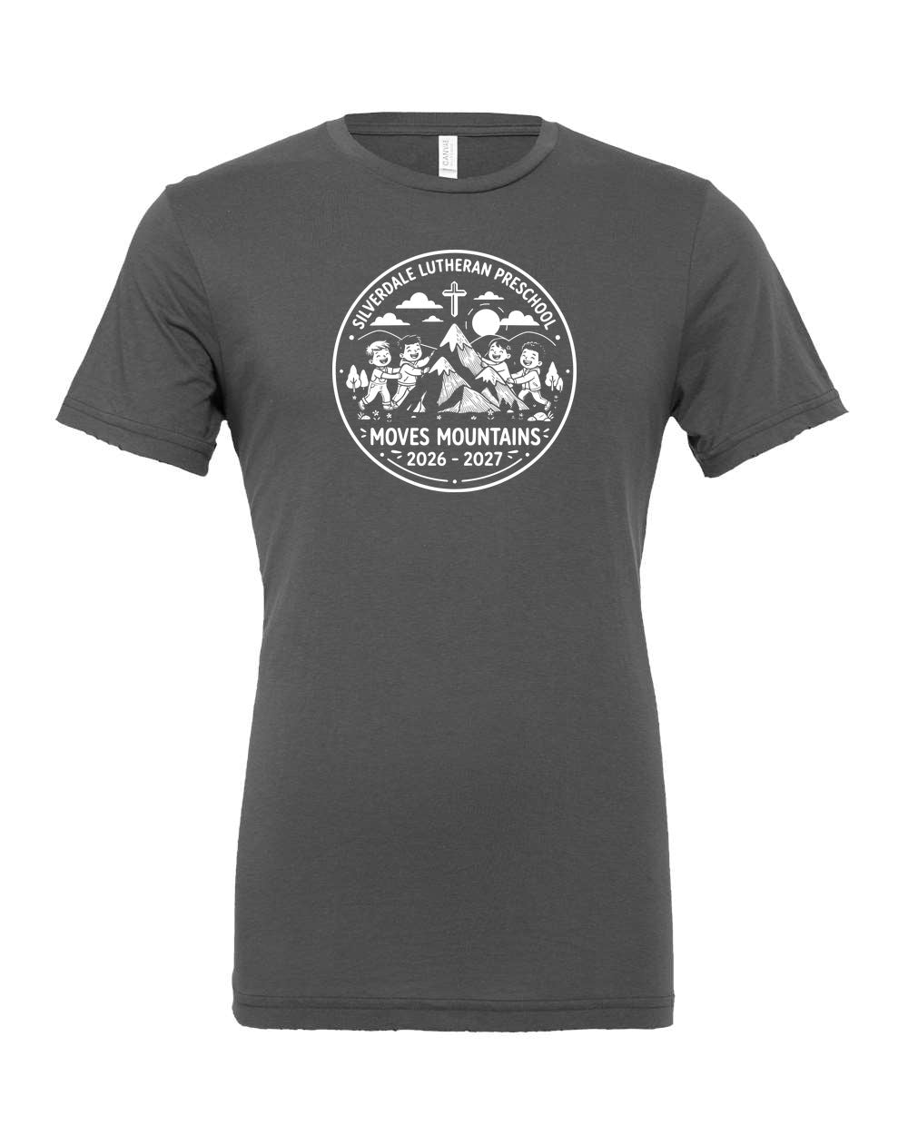 Adult Silverdale Lutheran Preschool T-Shirt - Asphalt