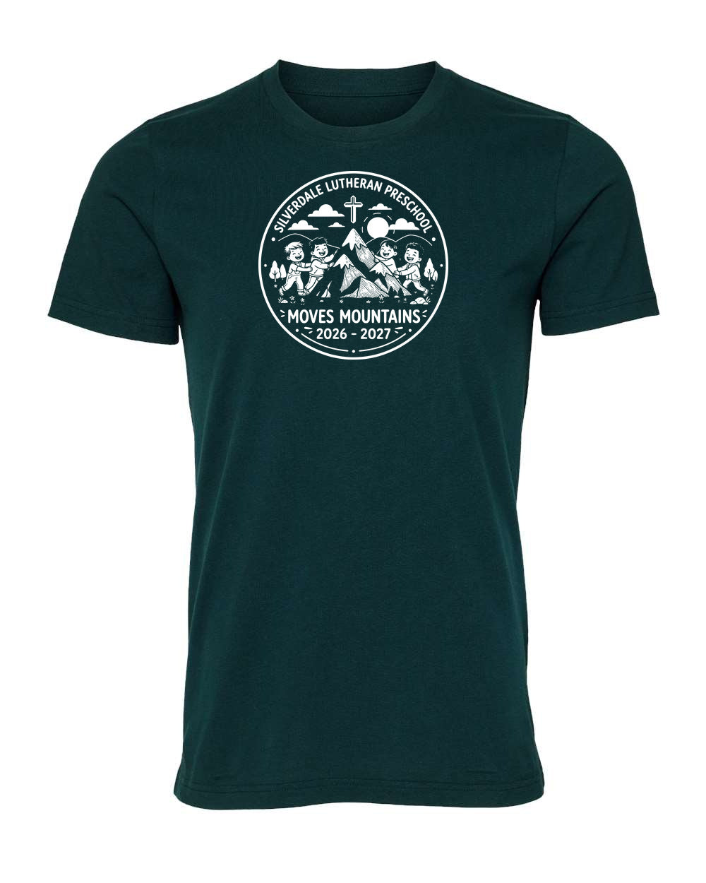 Adult Silverdale Lutheran Preschool T-Shirt - Atlantic