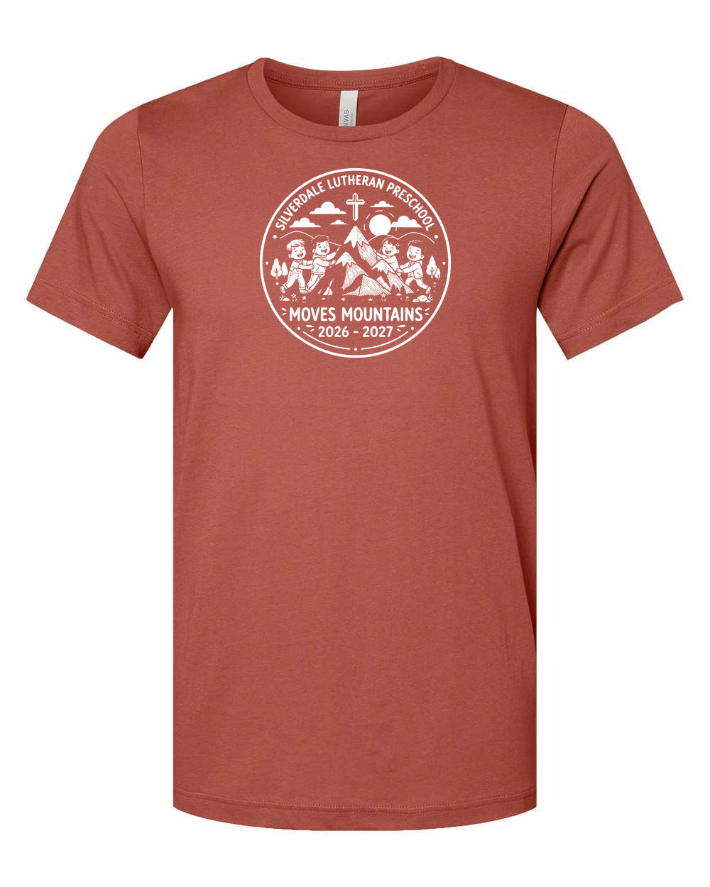 Adult Silverdale Lutheran Preschool T-Shirt - Clay