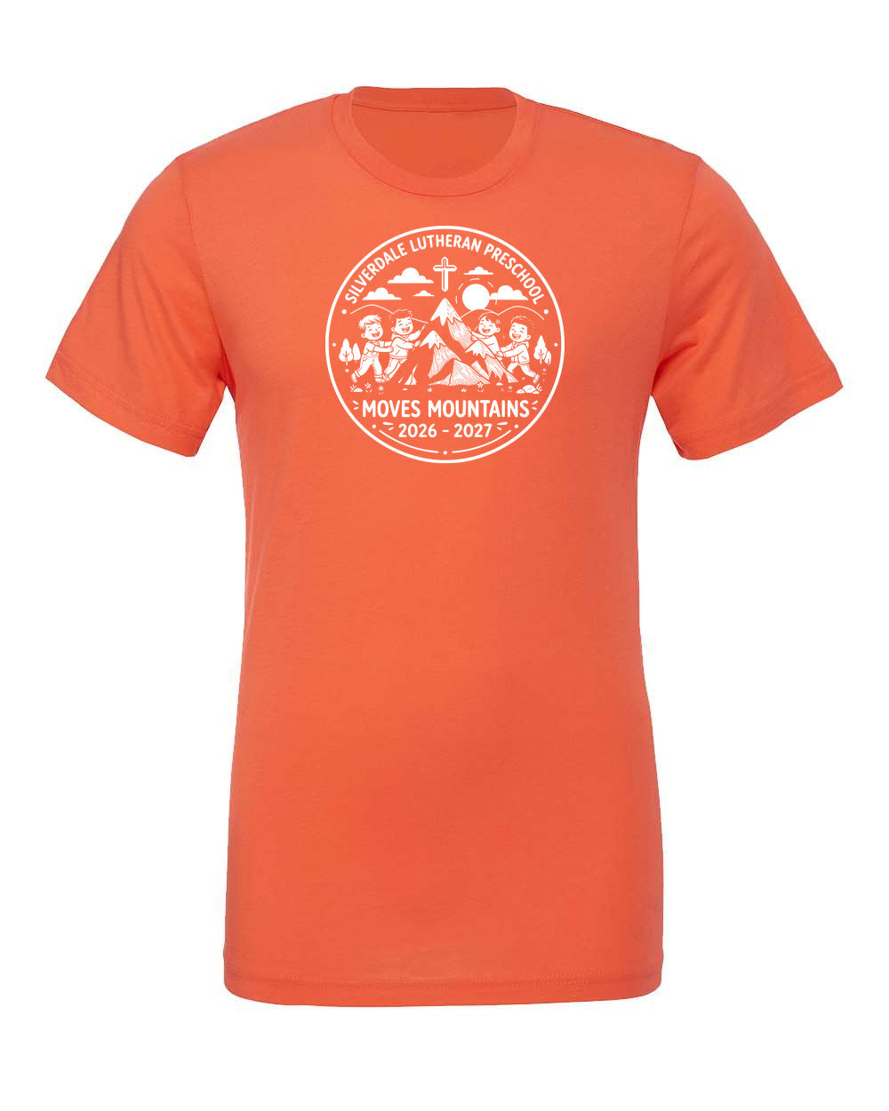 Adult Silverdale Lutheran Preschool T-Shirt - Coral