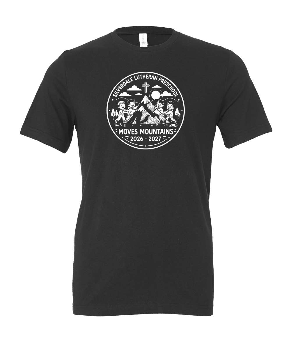 Adult Silverdale Lutheran Preschool T-Shirt - Dark Grey