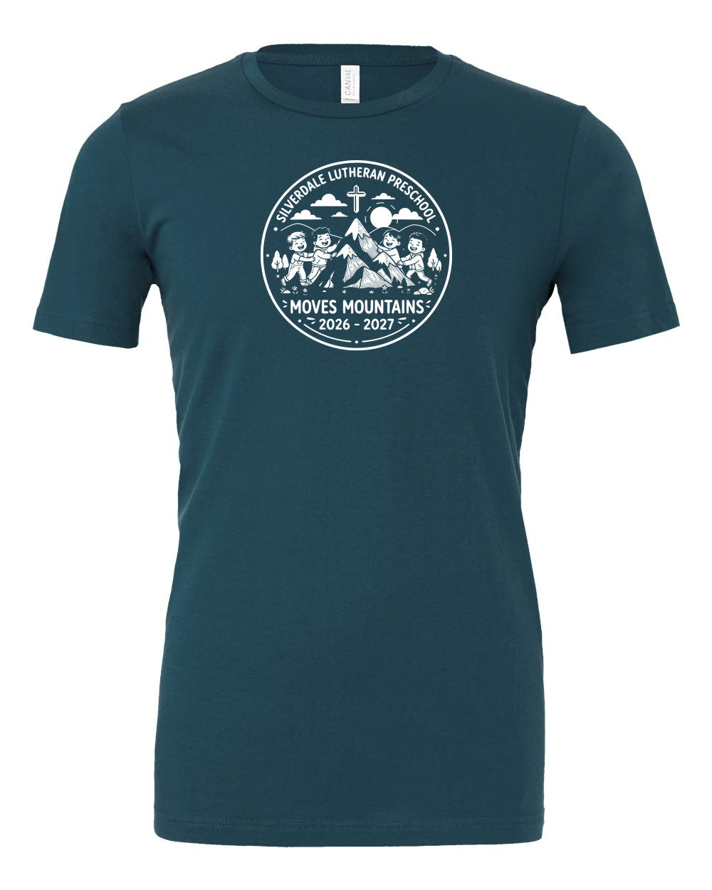 Adult Silverdale Lutheran Preschool T-Shirt - Deep Teal