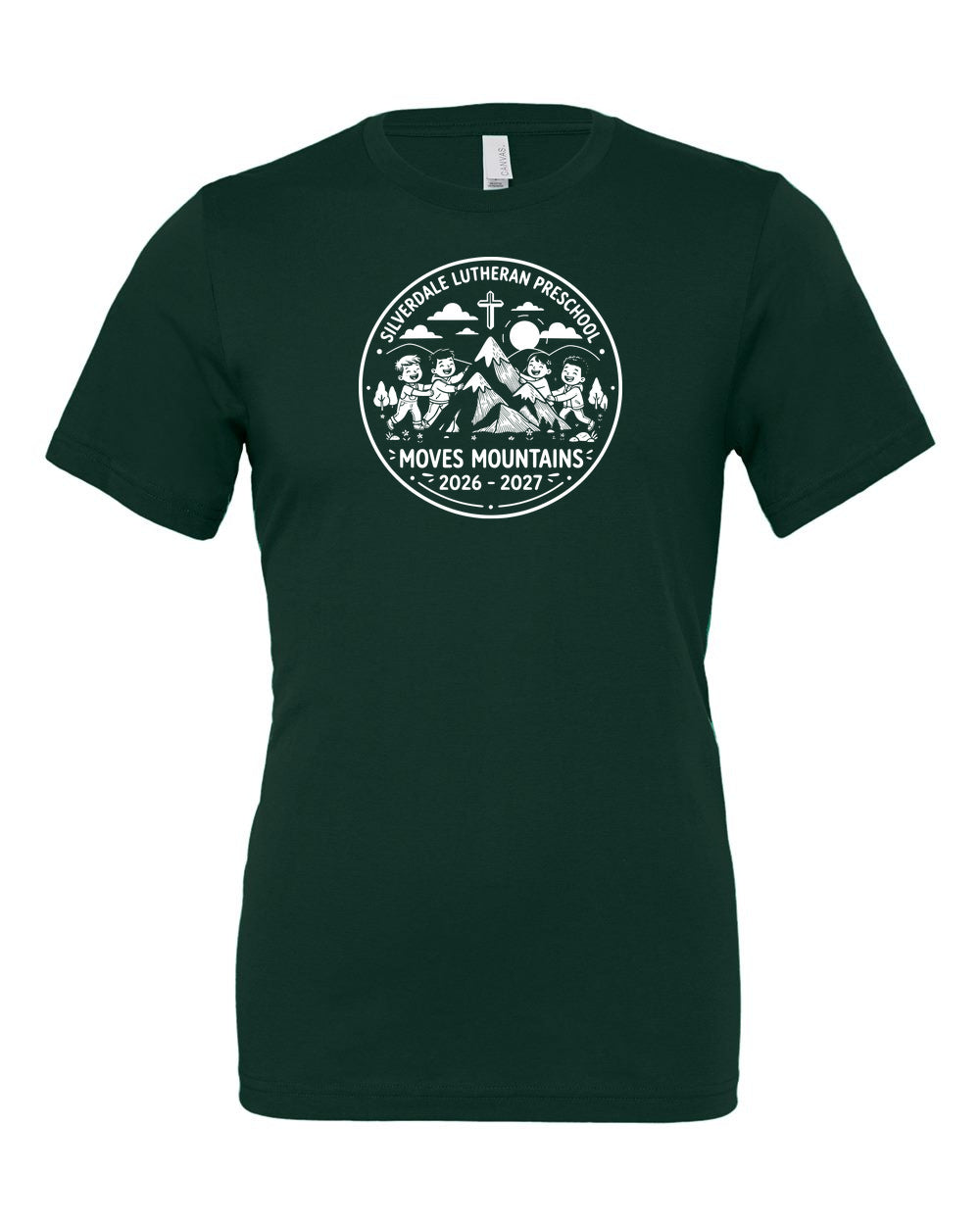 Adult Silverdale Lutheran Preschool T-Shirt - Forest