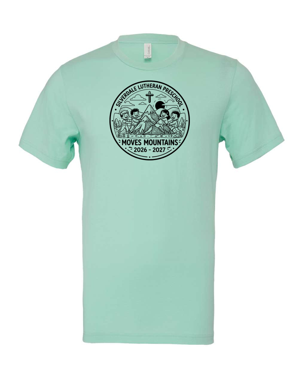 Adult Silverdale Lutheran Preschool T-Shirt - Mint