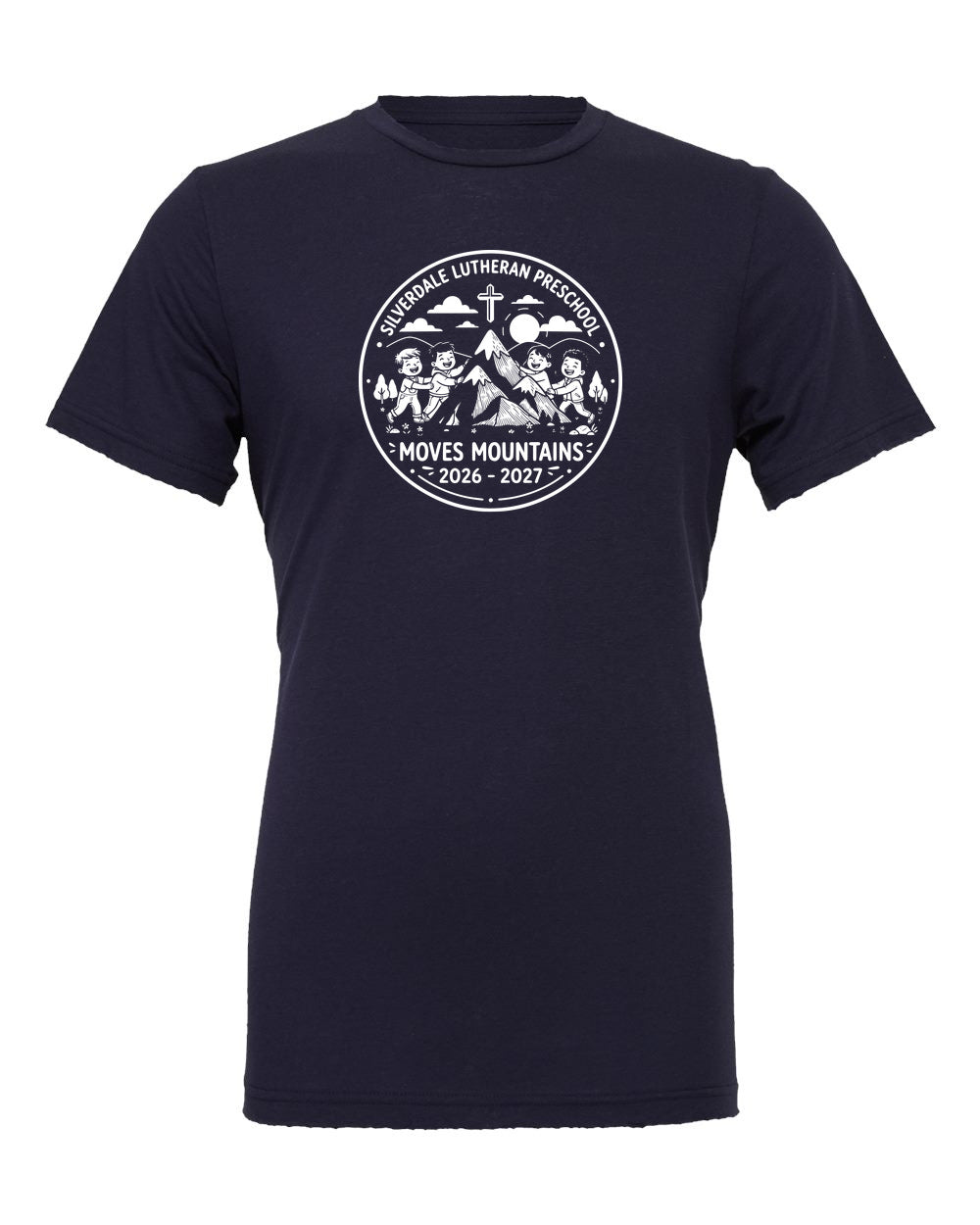 Adult Silverdale Lutheran Preschool T-Shirt - Navy