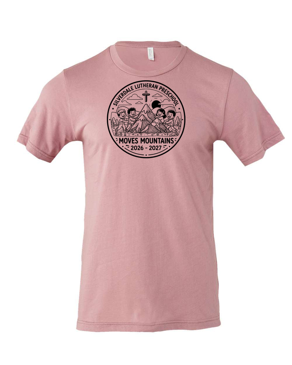 Adult Silverdale Lutheran Preschool T-Shirt - Orchid