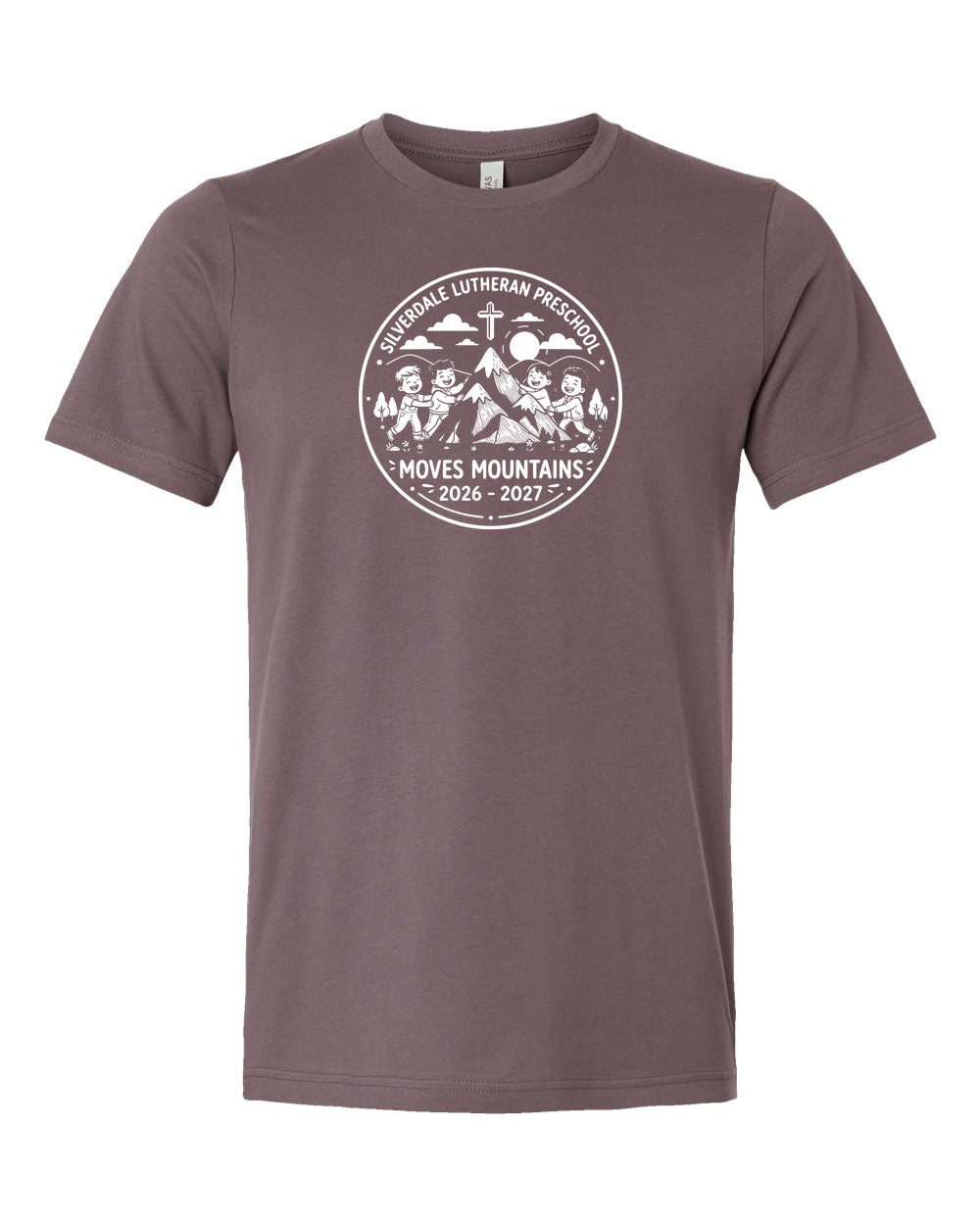 Adult Silverdale Lutheran Preschool T-Shirt - Purple Storm