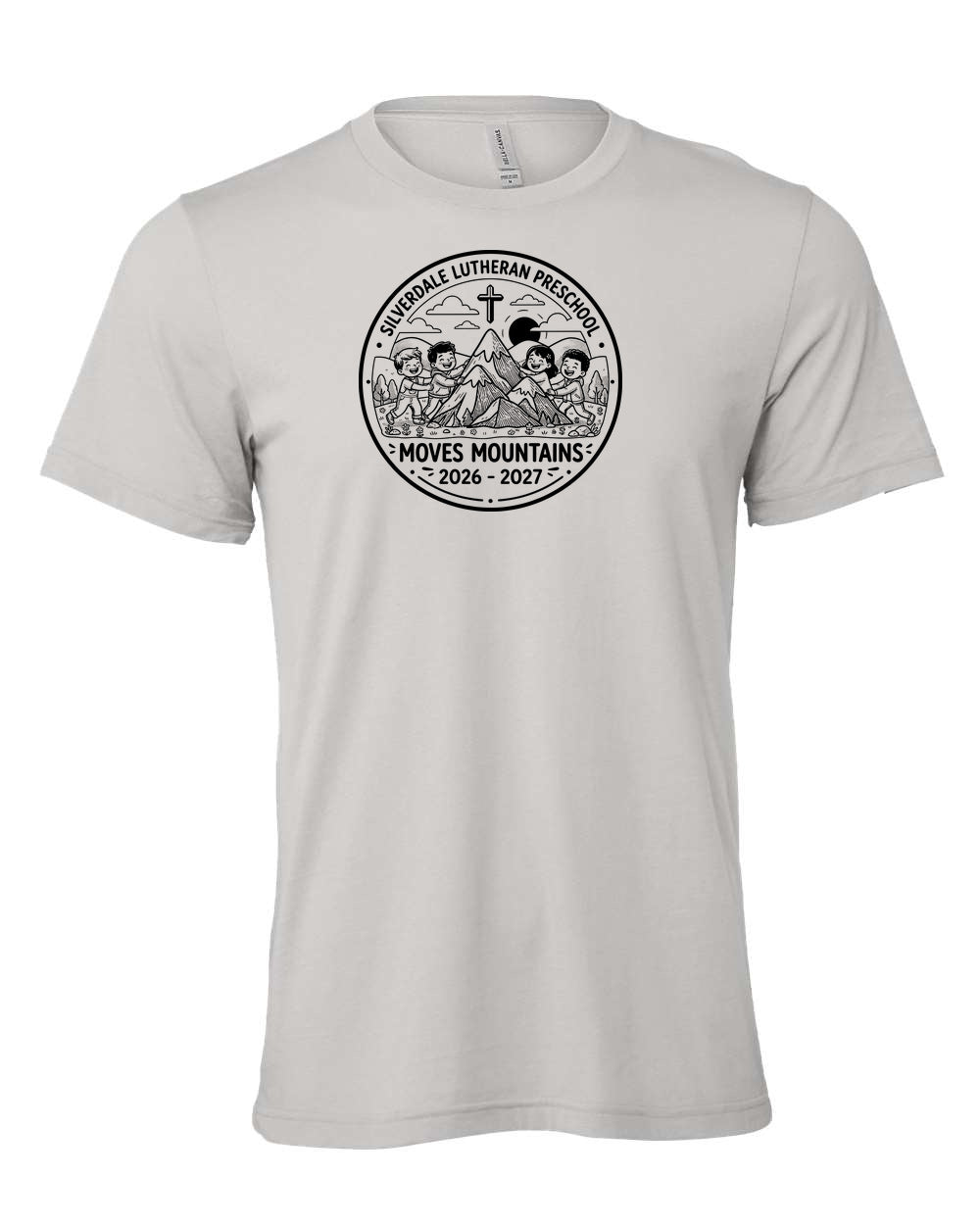 Adult Silverdale Lutheran Preschool T-Shirt - Solid Athletic Grey