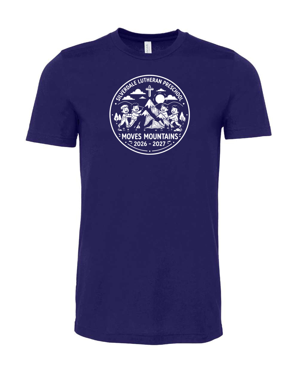 Adult Silverdale Lutheran Preschool T-Shirt - Team Navy