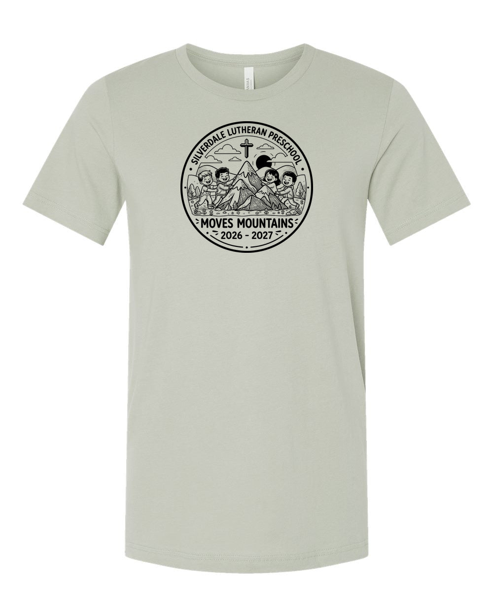 Adult Silverdale Lutheran Preschool T-Shirt - Thyme
