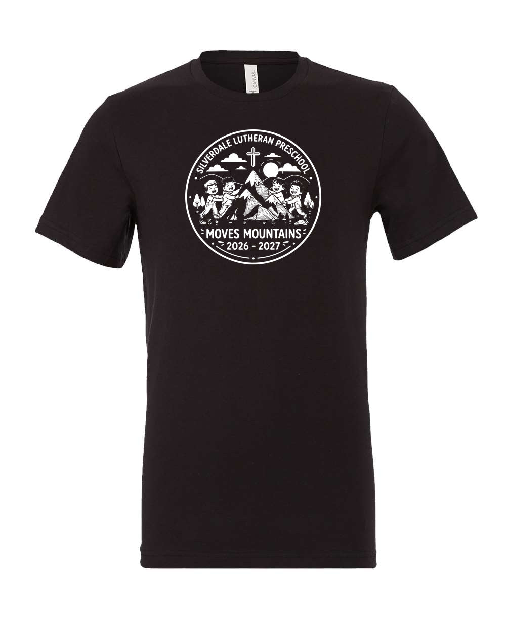 Adult Silverdale Lutheran Preschool T-Shirt - Vintage Black