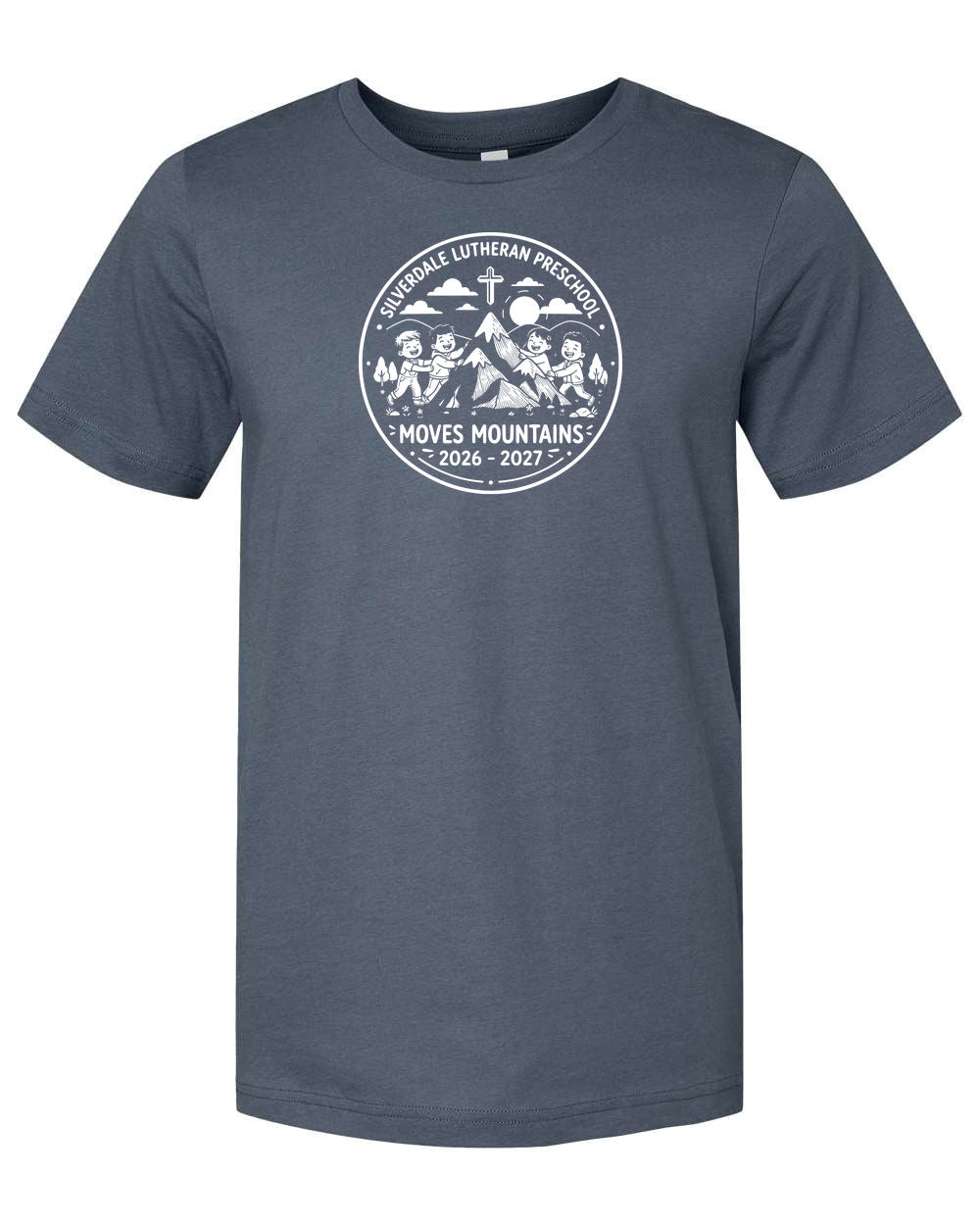 Adult Silverdale Lutheran Preschool T-Shirt - Vintage Navy