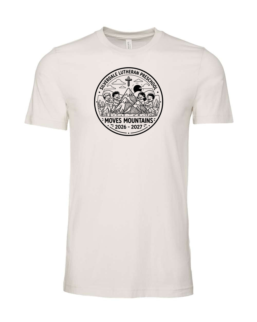 Adult Silverdale Lutheran Preschool T-Shirt - Vintage White