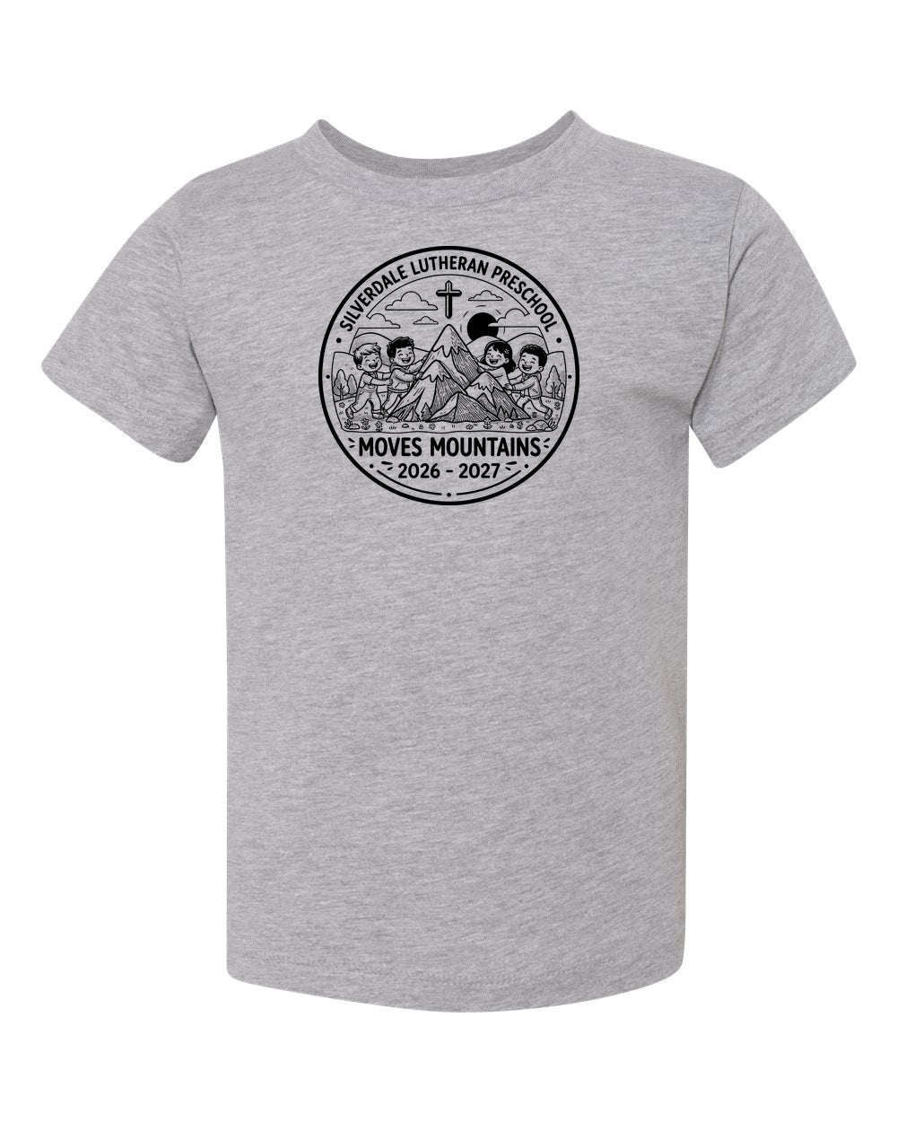 Toddler Silverdale Lutheran Preschool T-Shirt - Athletic Heather