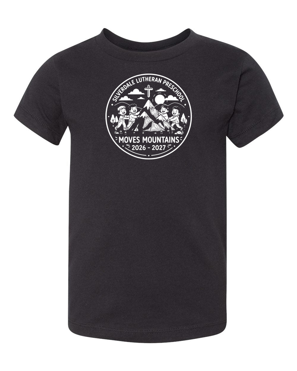 Toddler Silverdale Lutheran Preschool T-Shirt - Black