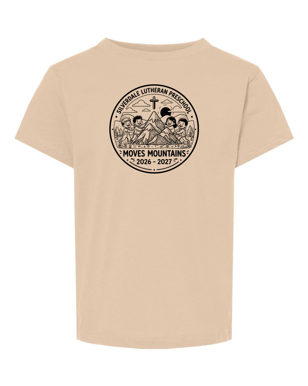 Toddler Silverdale Lutheran Preschool T-Shirt - Heather Dust