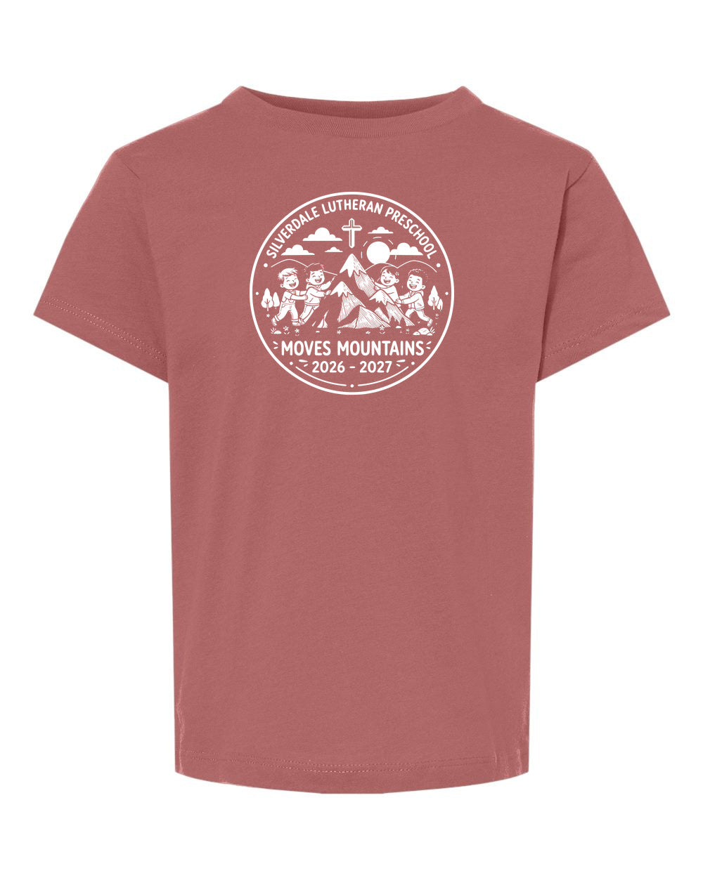 Toddler Silverdale Lutheran Preschool T-Shirt - Heather Mauve