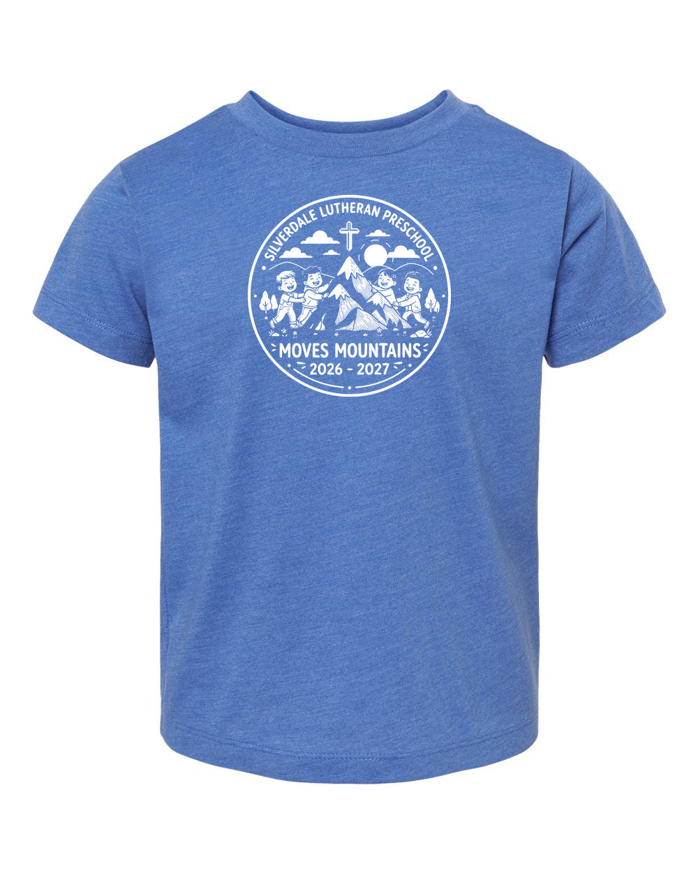 Toddler Silverdale Lutheran Preschool T-Shirt - Heather True Royal