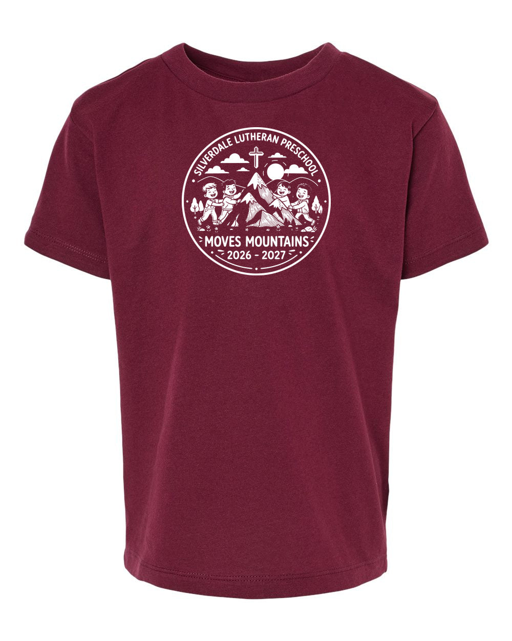 Toddler Silverdale Lutheran Preschool T-Shirt - Maroon