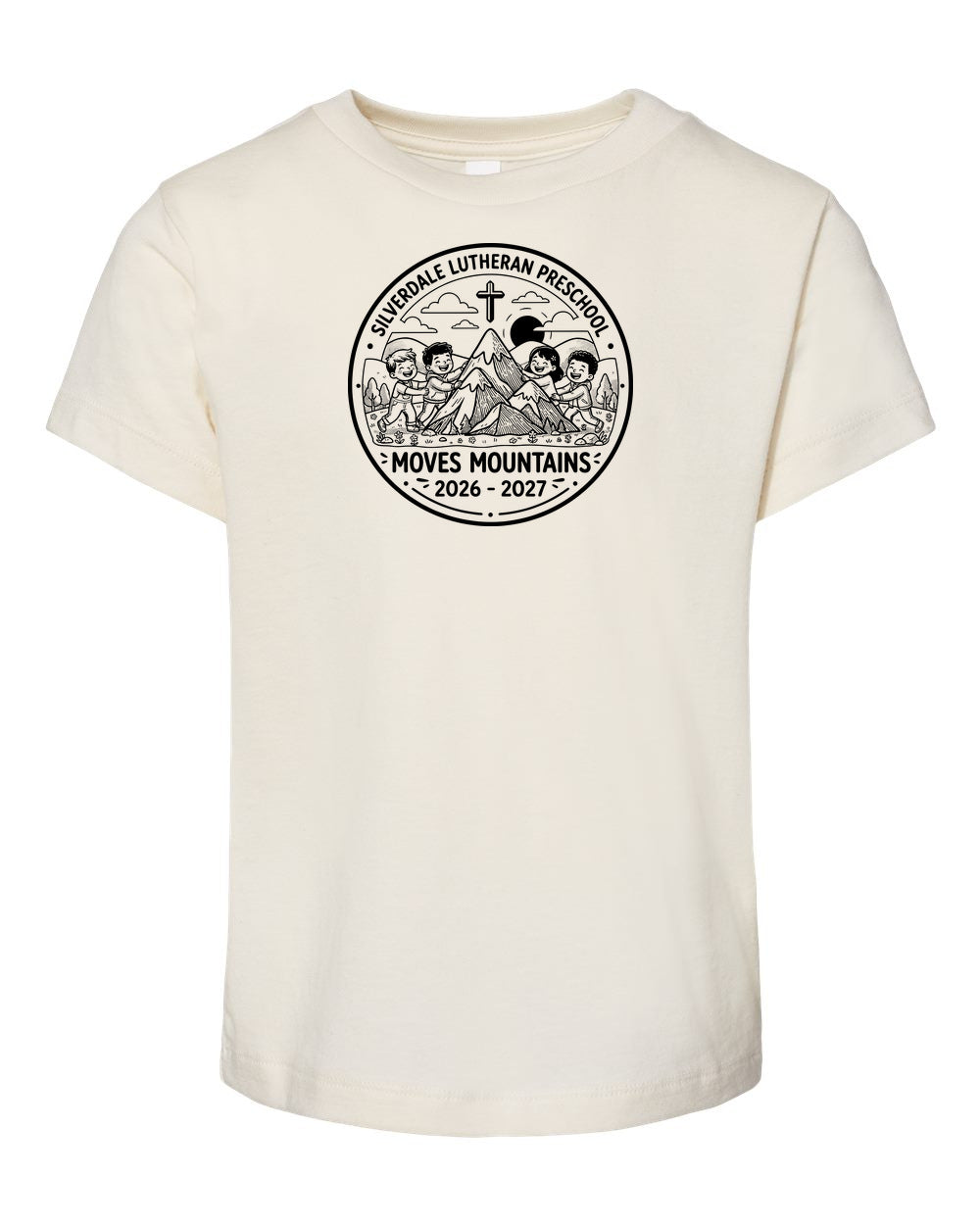 Toddler Silverdale Lutheran Preschool T-Shirt - Natural
