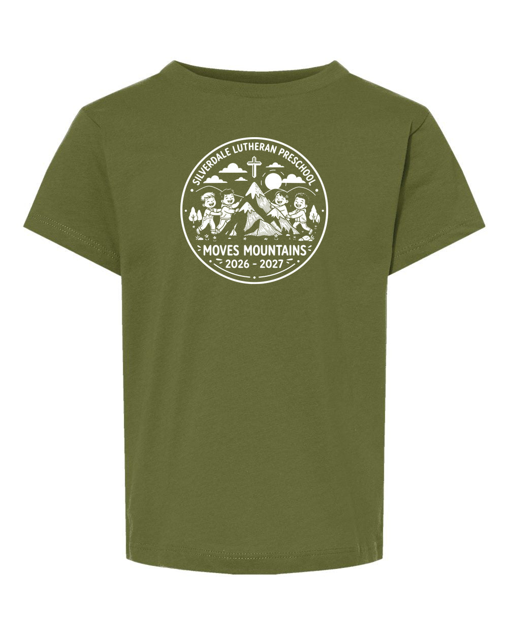 Toddler Silverdale Lutheran Preschool T-Shirt - Olive
