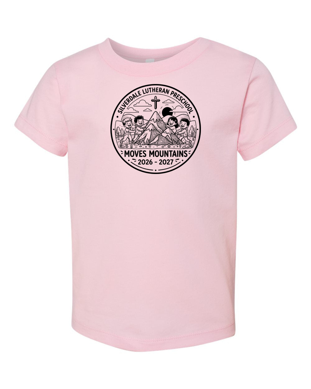 Toddler Silverdale Lutheran Preschool T-Shirt - Pink