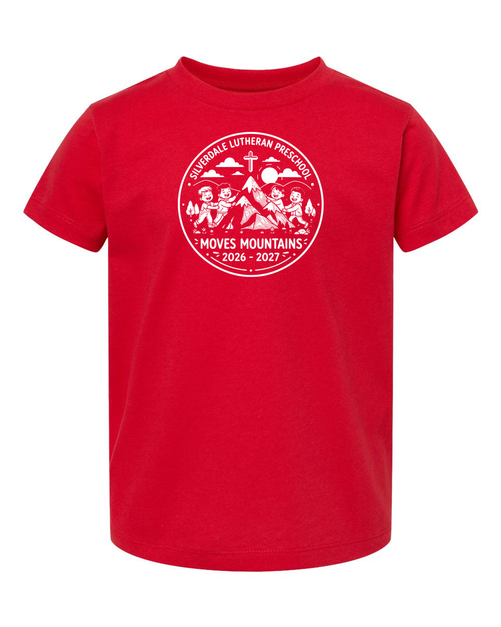 Toddler Silverdale Lutheran Preschool T-Shirt - Red