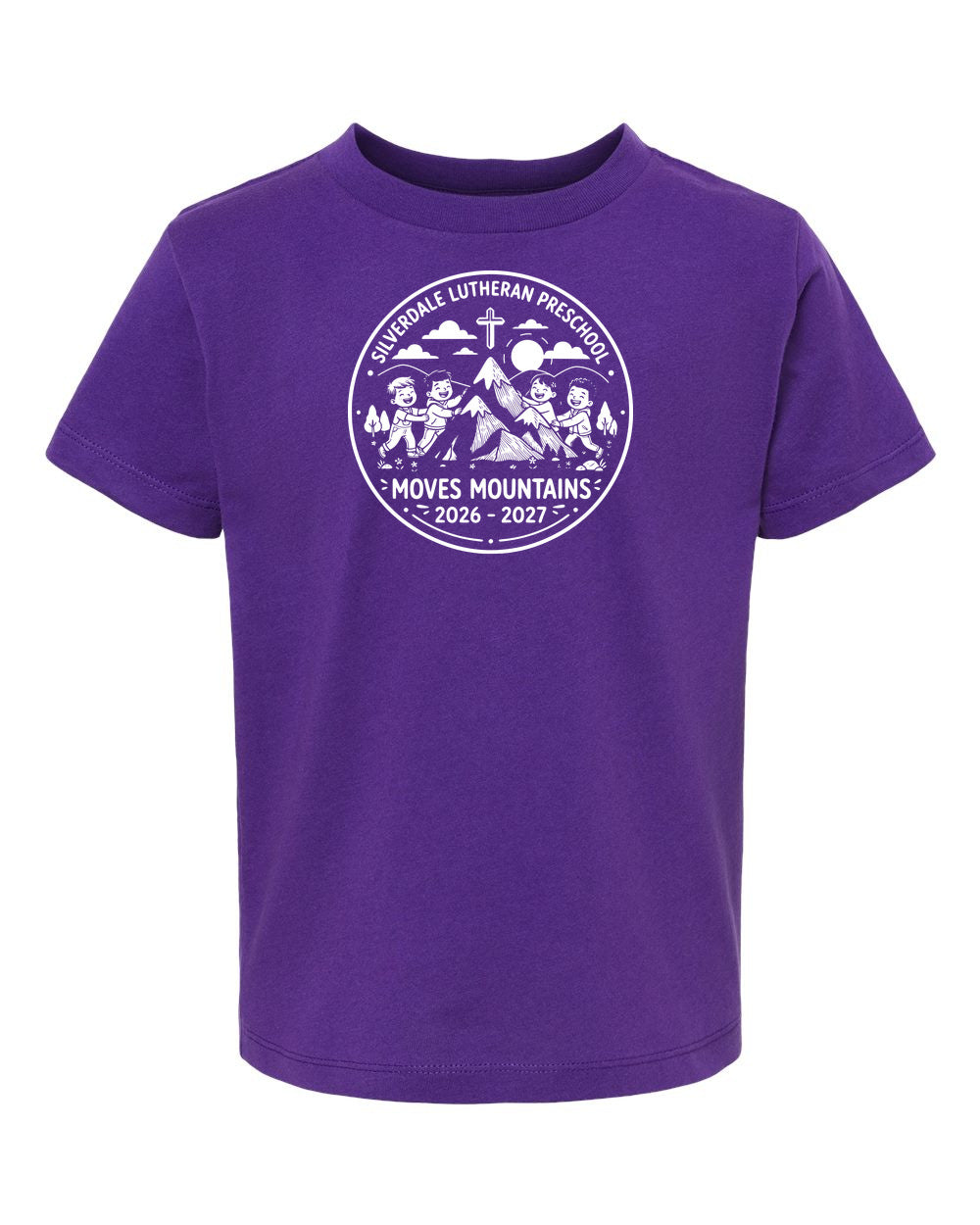 Toddler Silverdale Lutheran Preschool T-Shirt - Team Purple