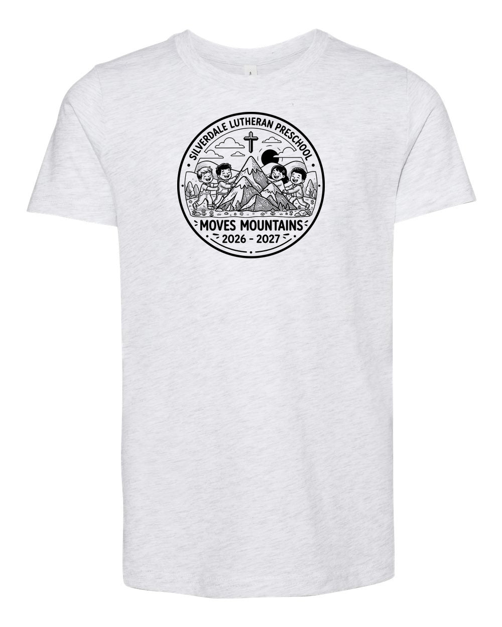 Youth Silverdale Lutheran Preschool T-Shirt - Ash