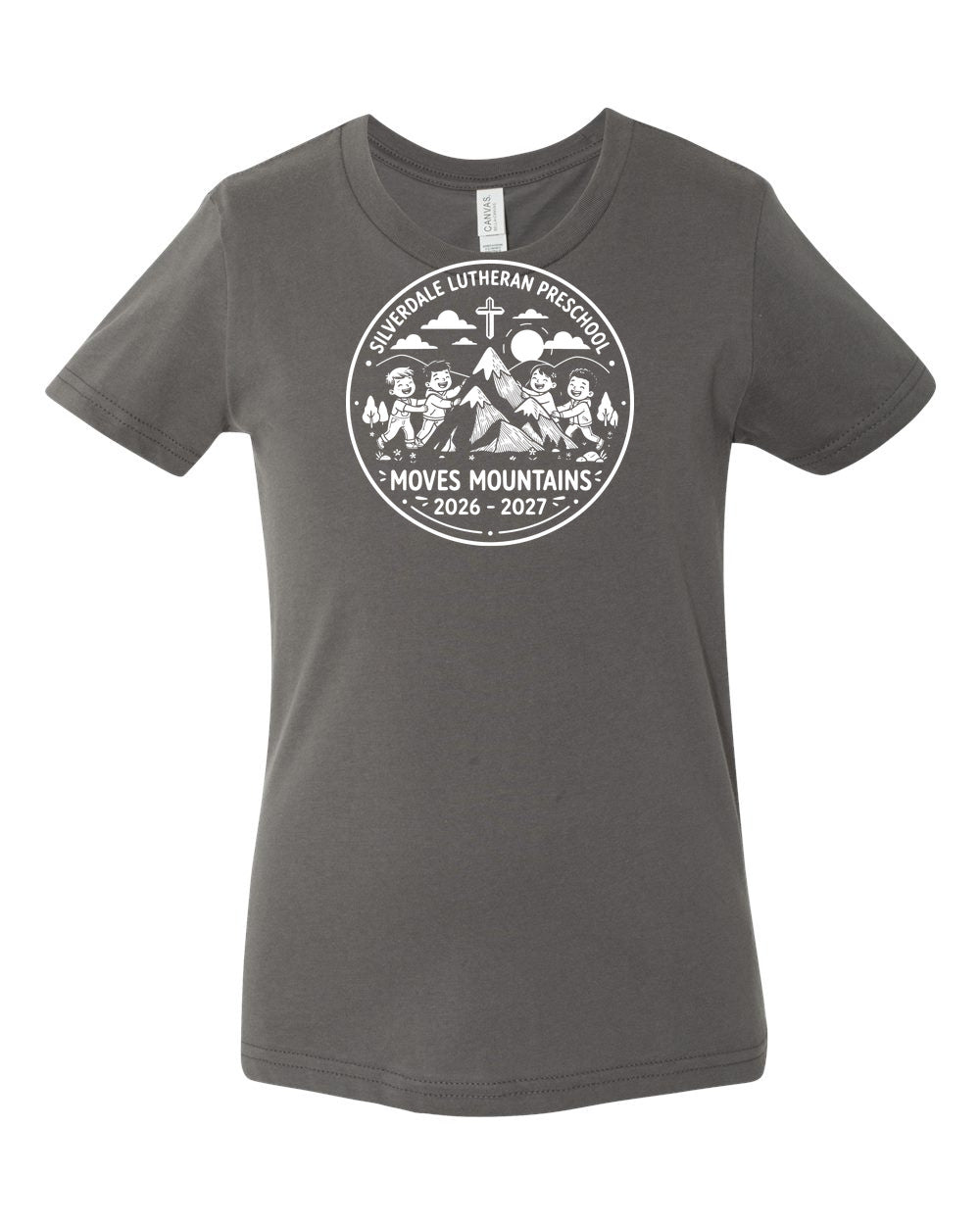 Youth Silverdale Lutheran Preschool T-Shirt - Asphalt
