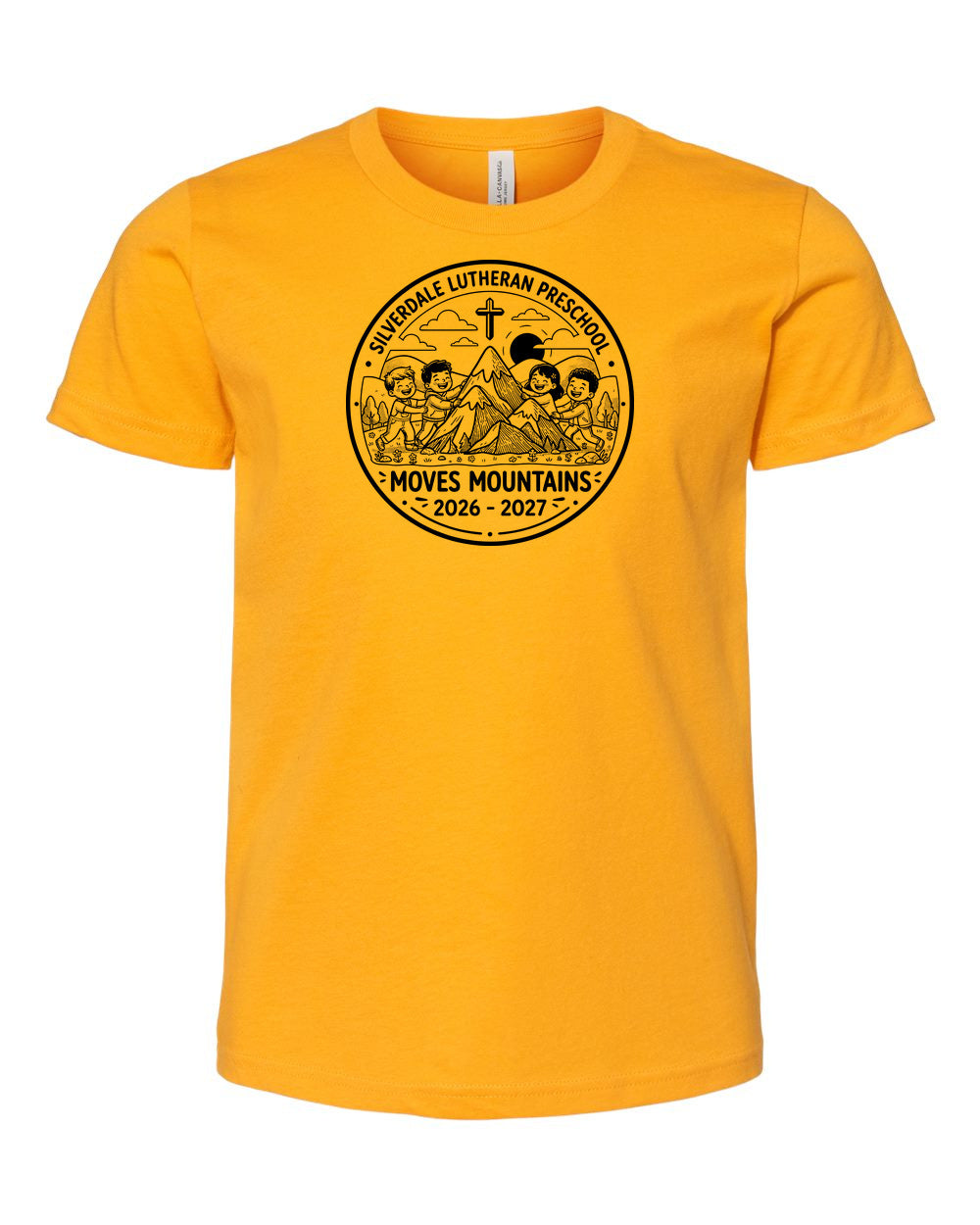 Youth Silverdale Lutheran Preschool T-Shirt - Gold