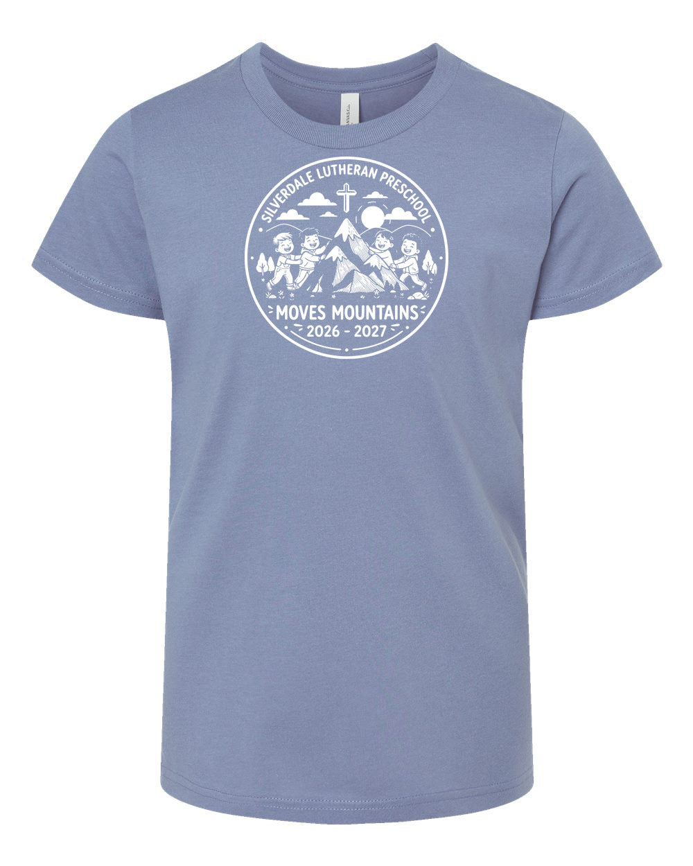 Youth Silverdale Lutheran Preschool T-Shirt - Lavender Blue