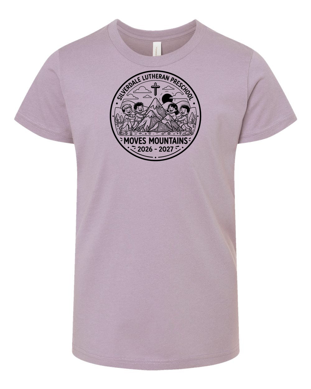 Youth Silverdale Lutheran Preschool T-Shirt - Light Violet