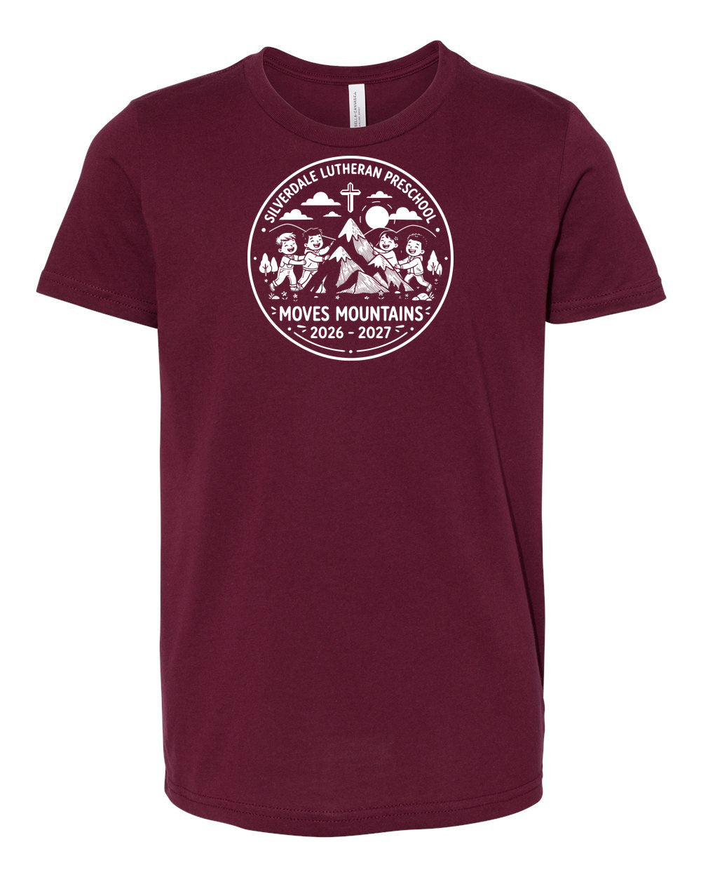 Youth Silverdale Lutheran Preschool T-Shirt - Maroon