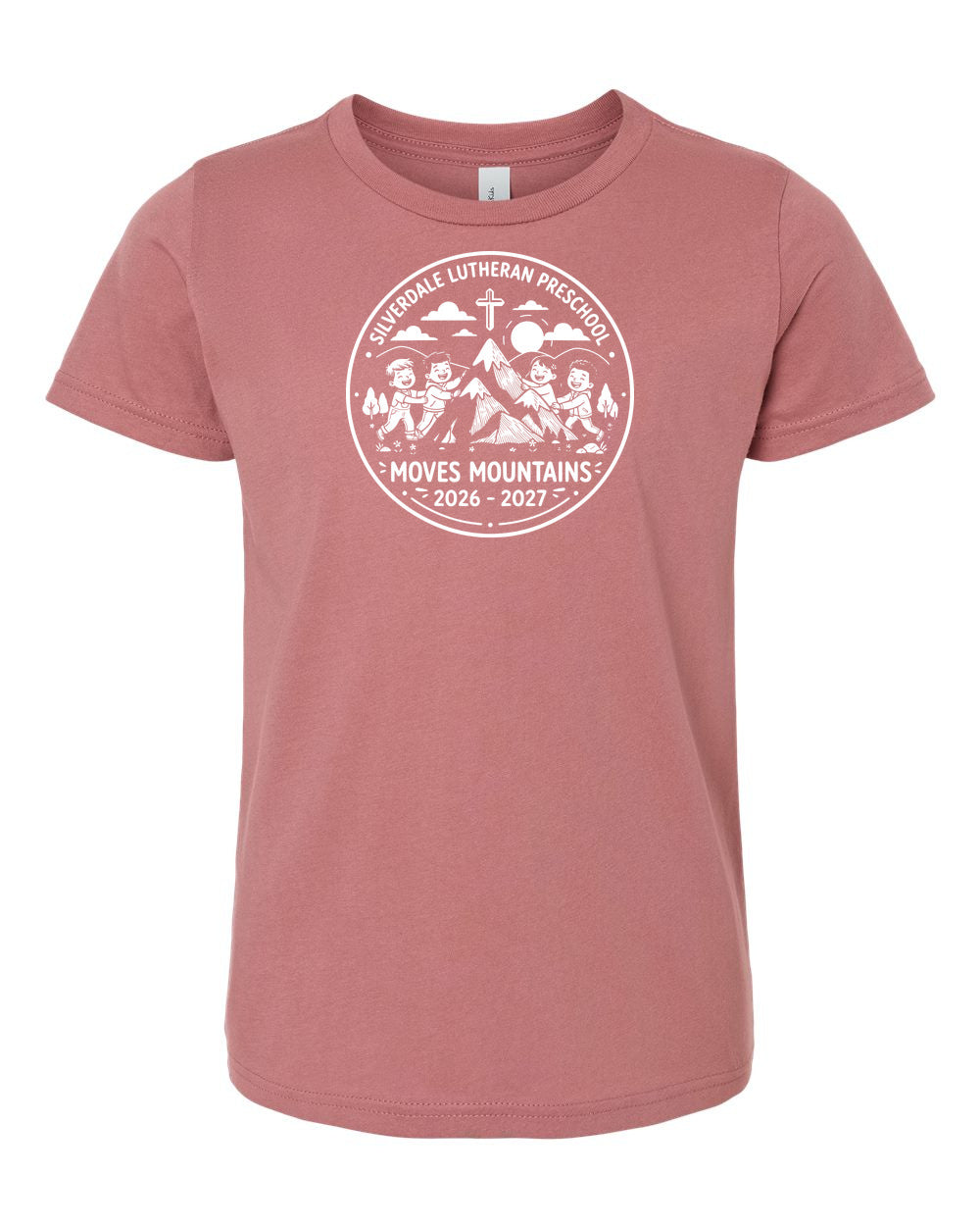 Youth Silverdale Lutheran Preschool T-Shirt - Mauve