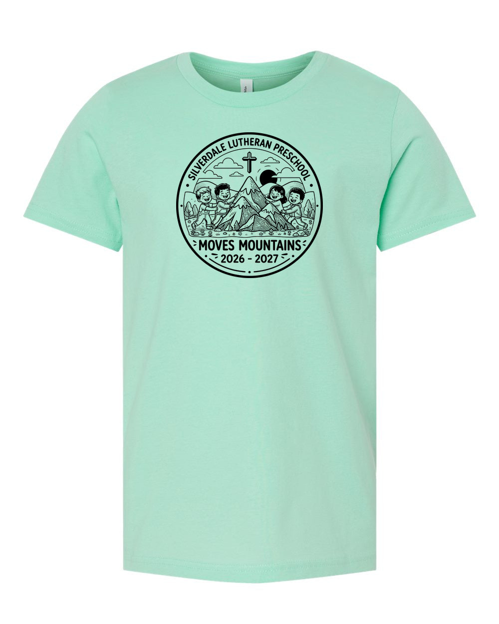 Youth Silverdale Lutheran Preschool T-Shirt - Mint