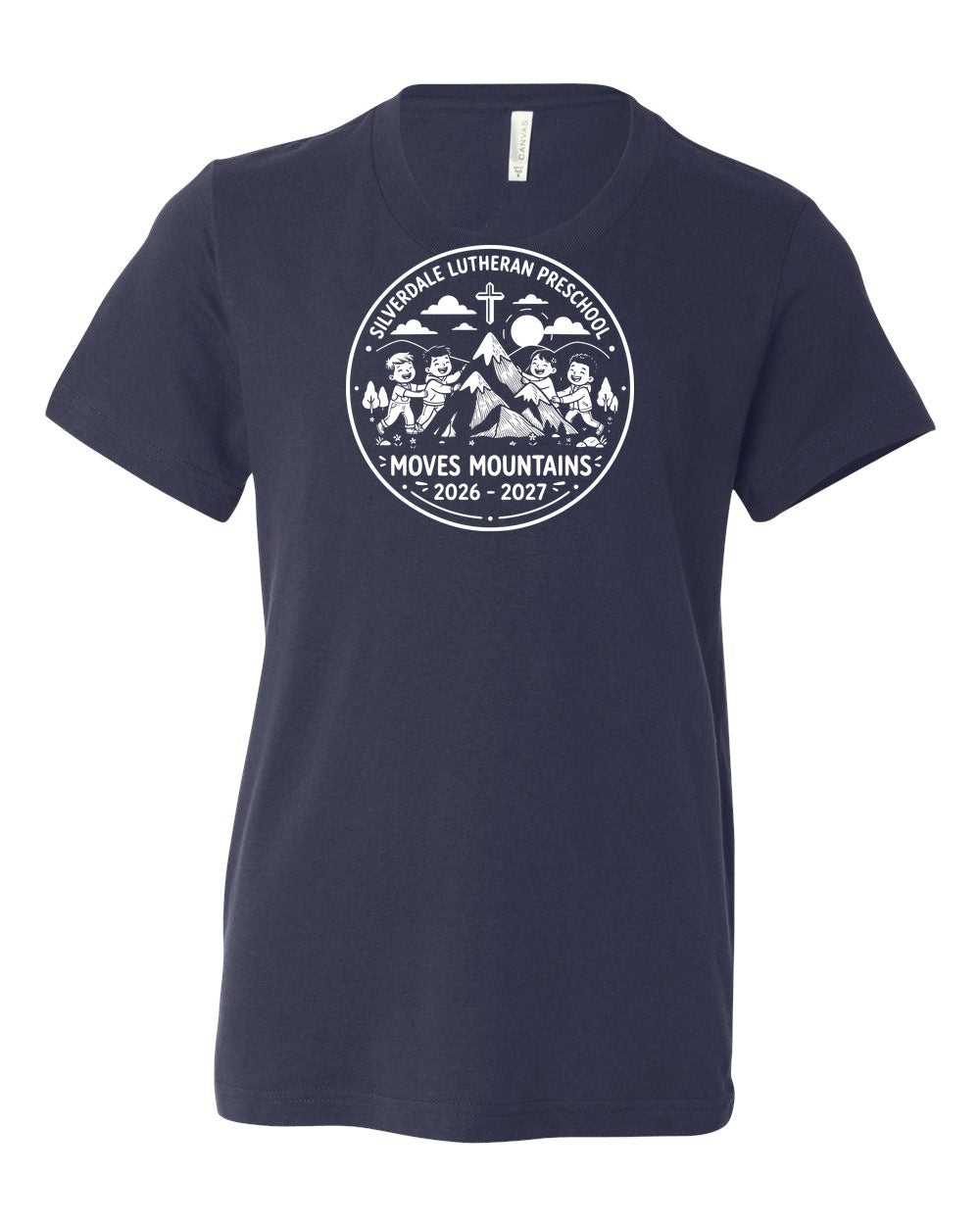 Youth Silverdale Lutheran Preschool T-Shirt - Navy