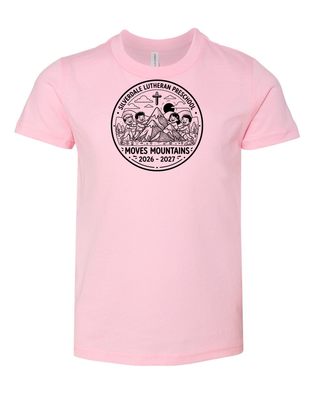 Youth Silverdale Lutheran Preschool T-Shirt - Pink