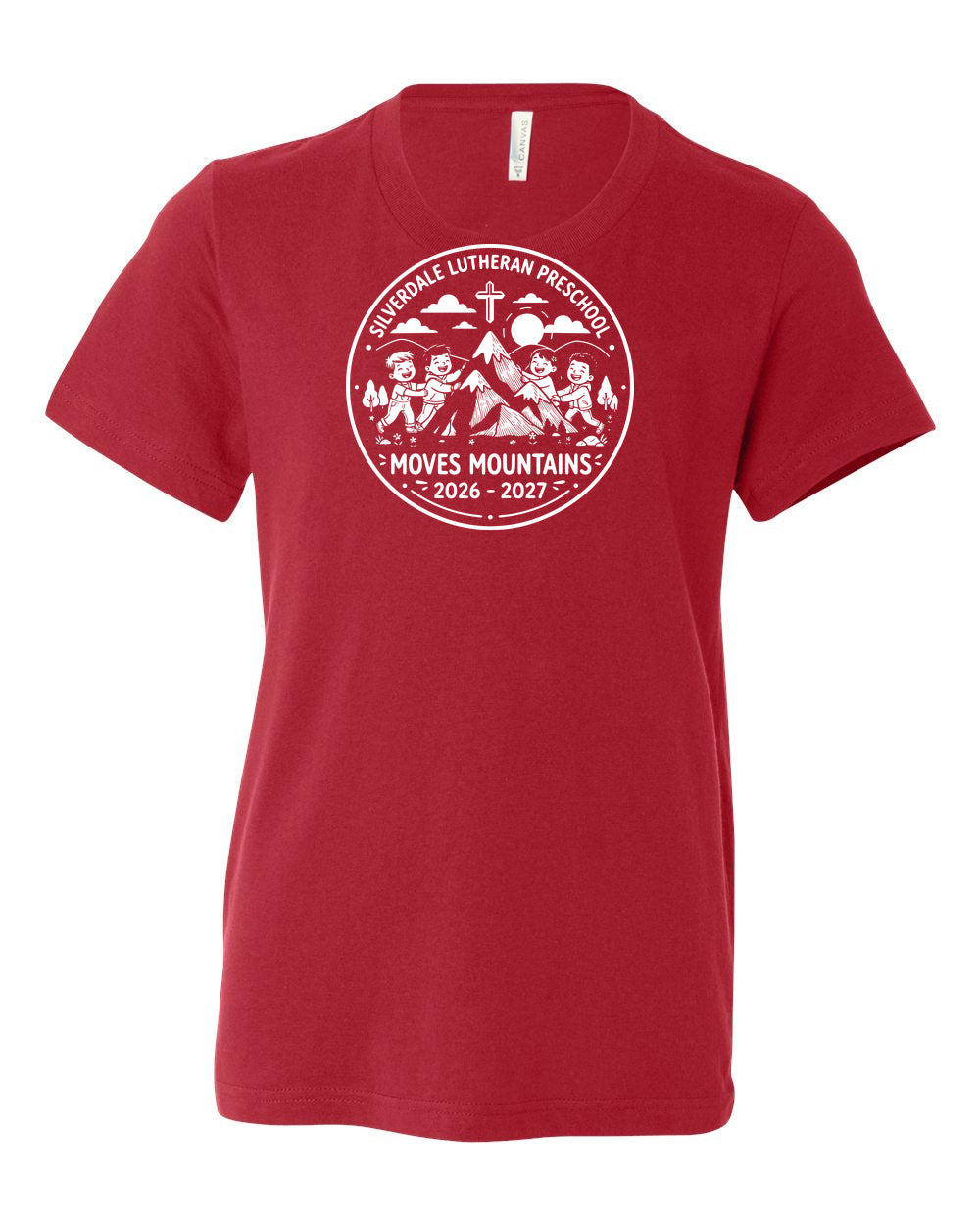 Youth Silverdale Lutheran Preschool T-Shirt - Red