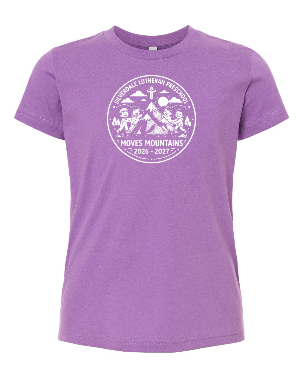 Youth Silverdale Lutheran Preschool T-Shirt - Royal Purple