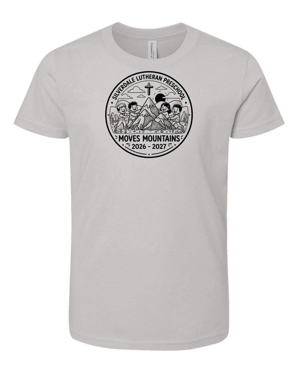 Youth Silverdale Lutheran Preschool T-Shirt - Solid Athletic Grey
