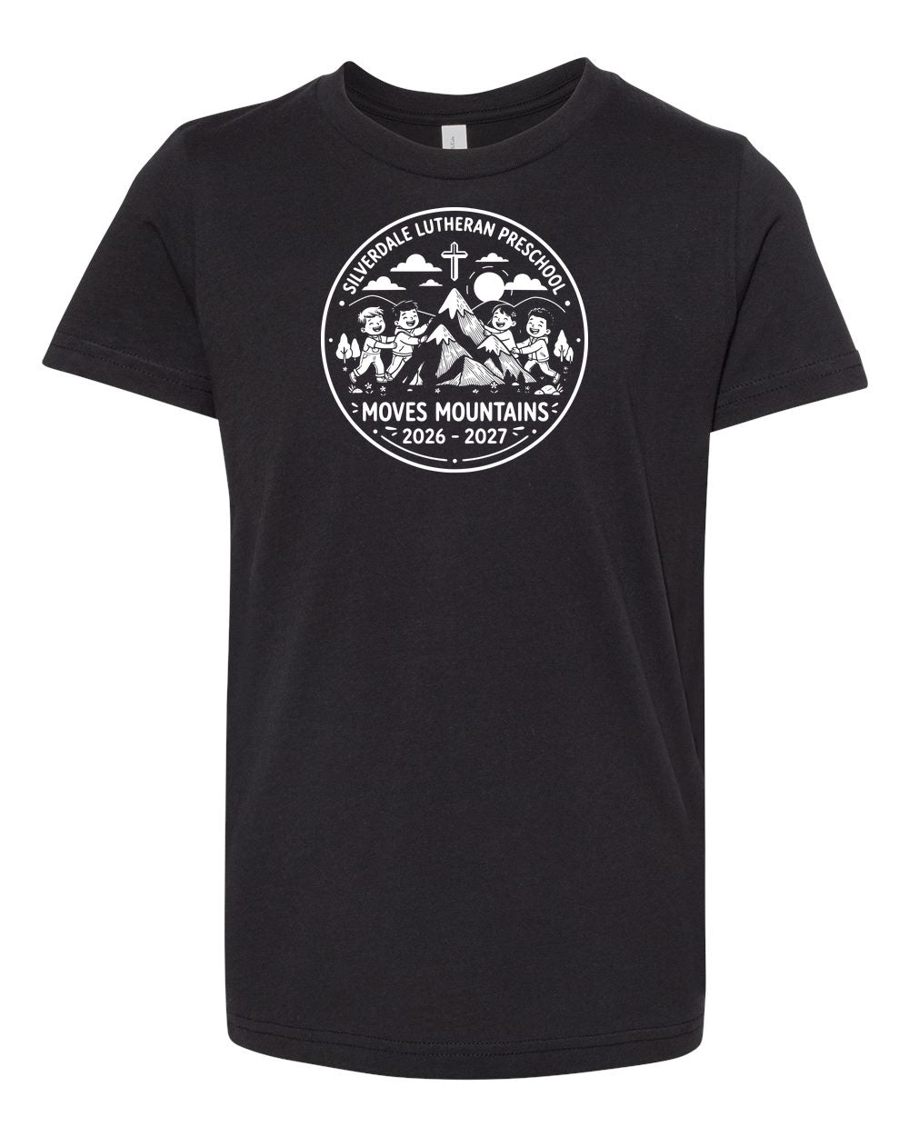 Youth Silverdale Lutheran Preschool T-Shirt - Vintage Black