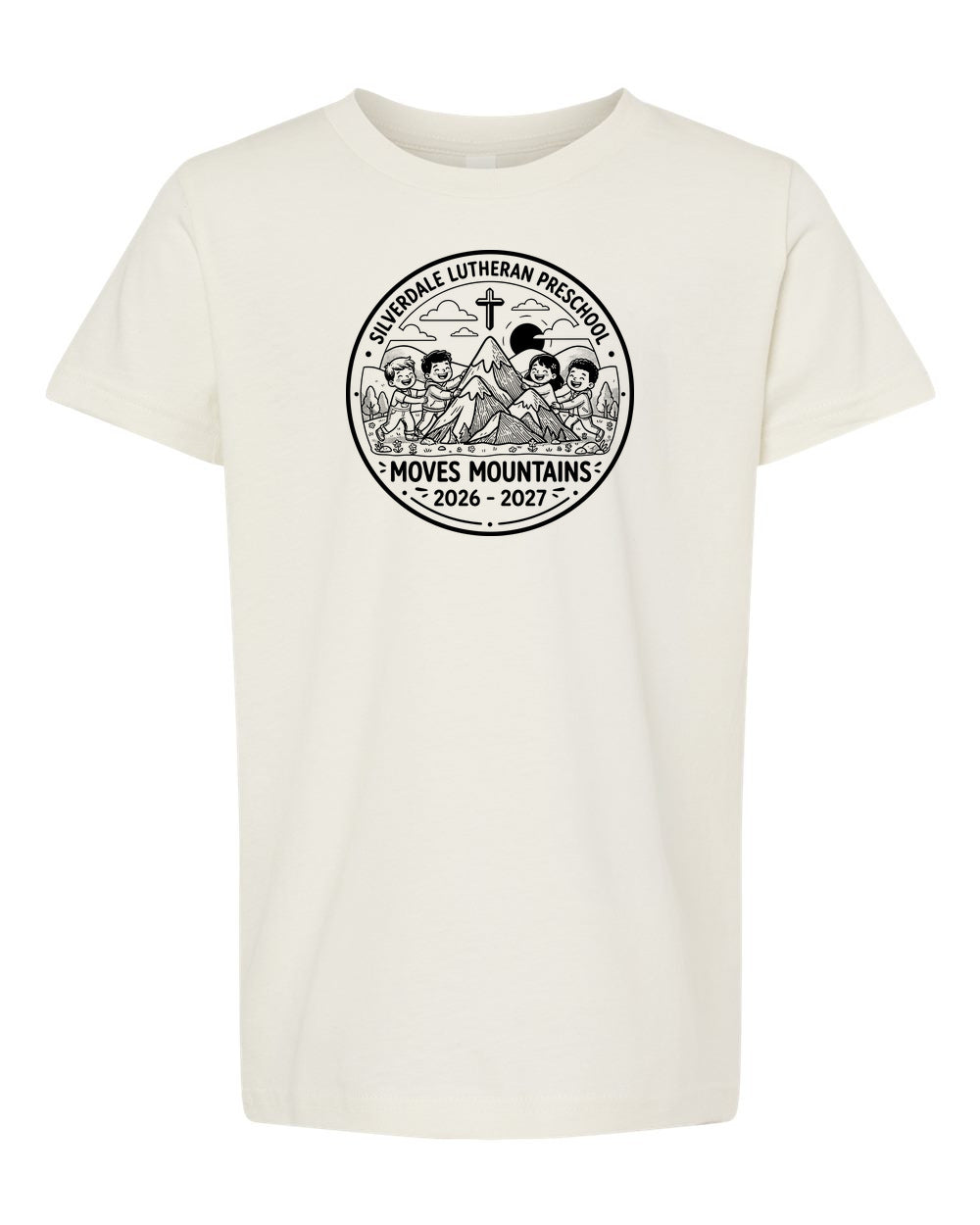 Youth Silverdale Lutheran Preschool T-Shirt - Vintage White