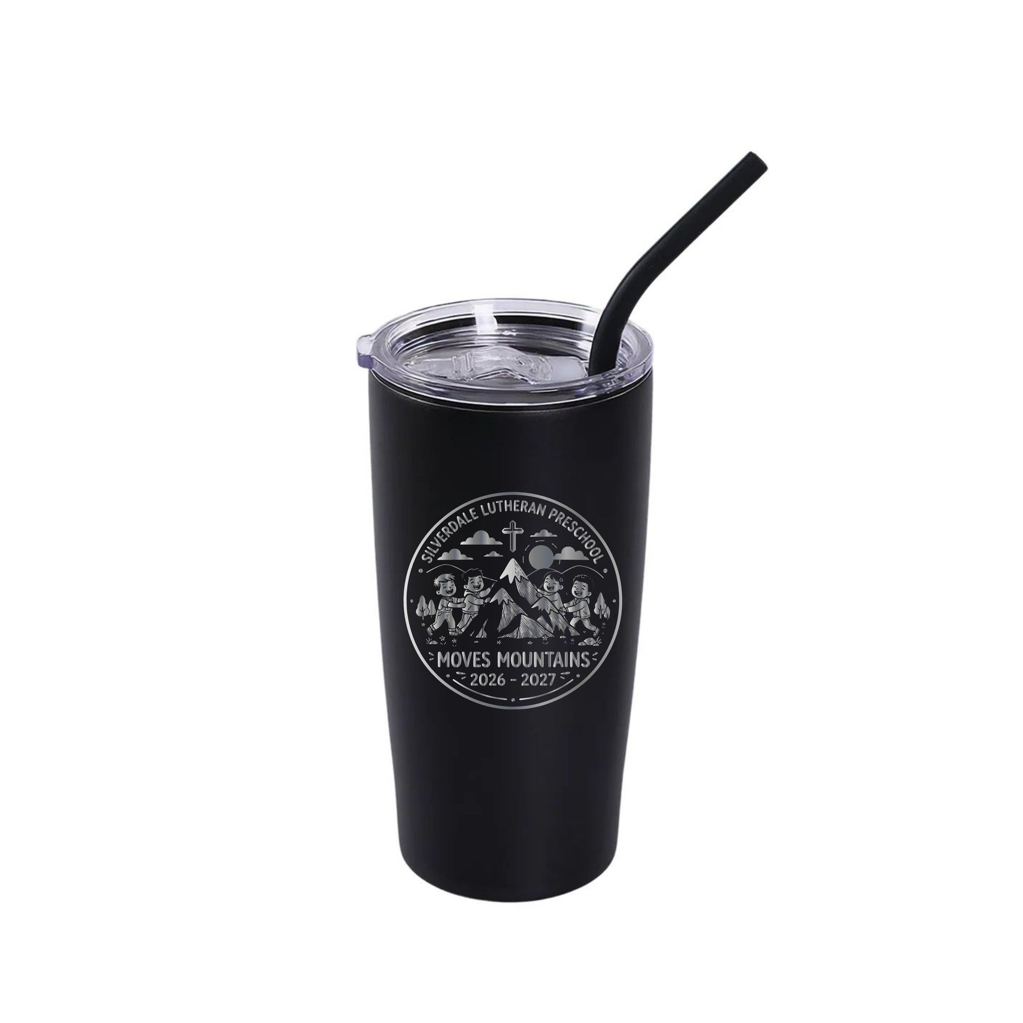 Silverdale Lutheran Preschool 20oz Tumbler - Black