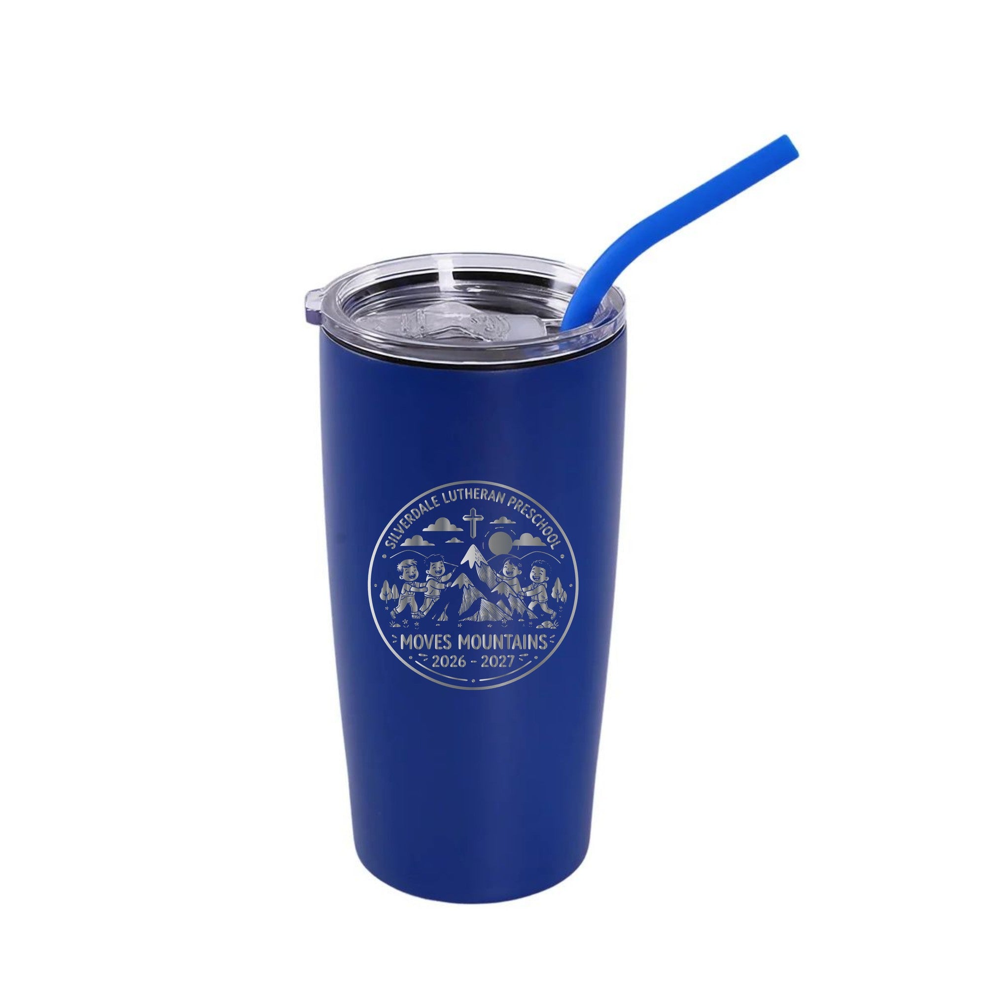Silverdale Lutheran Preschool 20oz Tumbler - Blue